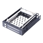 Dual Bay 2.5" Inch III Hard Drive HDD & SSD Tray Caddy Internal Mobile Rack Enclosure Docking Station Hot Swap