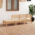 thumbnail image 1 of vidaXL Ensemble de Salon de Jardin 3 Pcs en Pin Massif, 1 of 5