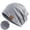 Grey, variant on Teissuly Beanies Hats Men's And Women's Fashionable Windproof Plush Warm Bun Pile Cap