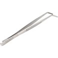 thumbnail image 3 of O'Creme Stainless Steel Precision Kitchen Culinary 8 Inch Tweezer Tongs (8" Curved, Silver), 3 of 3