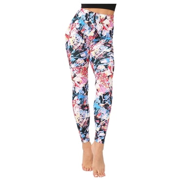 DPTALR Leggings Classiques Rétro pour Femmes à Imprimé Camouflage Graffiti