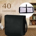 thumbnail image 3 of 40 Black CD DVD Disc Carry Case Holder Bag Wallet Storage Binder Book BEST√ V2T8, 3 of 8