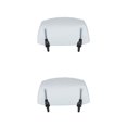 thumbnail image 4 of Baohd Spoiler d'Extension de Déflecteur de Vent de Moto Robuste et Stable avec Stabilité de Confort Réglable à Clipser Durable Bleu Transparent 2Set, 4 of 6