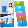 thumbnail image 3 of Two Pocket File Folder Three Hole Punch Prong Fasteners Colored Plastic Folders With Pockets Poly Folders For School & Durable Heavy Duty File Folders, 3 of 3