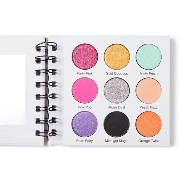 Prom Queen, Eyeshadow Notebook Palette, Makeup for Teens, 1.1 oz
