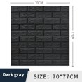 thumbnail image 2 of Gray 70x77cm PE Foam Self Adhesive 3D Wall Stickers Wallpaper, 2 of 7