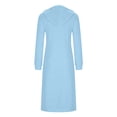 thumbnail image 4 of LOVZFMLL Vestes pour Femmes Décontractées Unies à Manches Longues avec Poche Zippée Sweat à Capuche, 4 of 5