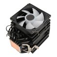 thumbnail image 4 of CPU Air Cooler, 48cfm 22dB Desktop CPU Cooling Fan Dual Tower 6 Heat Pipes  for 1200 1700 Socket, 4 of 7