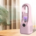 thumbnail image 2 of Bladeless Fan with Mist Humidifier 6 Speed Quiet Bladeless Fan Desk Fan with Colorful Lights 3000mAh, 2 of 9