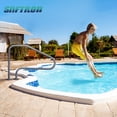 thumbnail image 4 of Saftron 48"x32" 4 Bend InGround Pool Return to Deck Rail, Graphite Gray, 4 of 9
