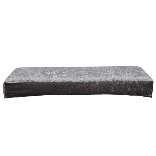 Bench Cover Elastic Chair Covers Seat Protector for Living Room Hotel Decor Dark Dark Gray