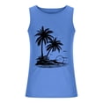 thumbnail image 4 of Birdeem Tank Top for Men Mens Tank Colorless Gradient Printing Round Neck Thin Strap Leakage Back Regular Casual Sports Tank Blouses, 4 of 12