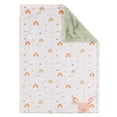 thumbnail image 1 of George Baby Plush Reversible Faux Fur Blanket, 1 of 5