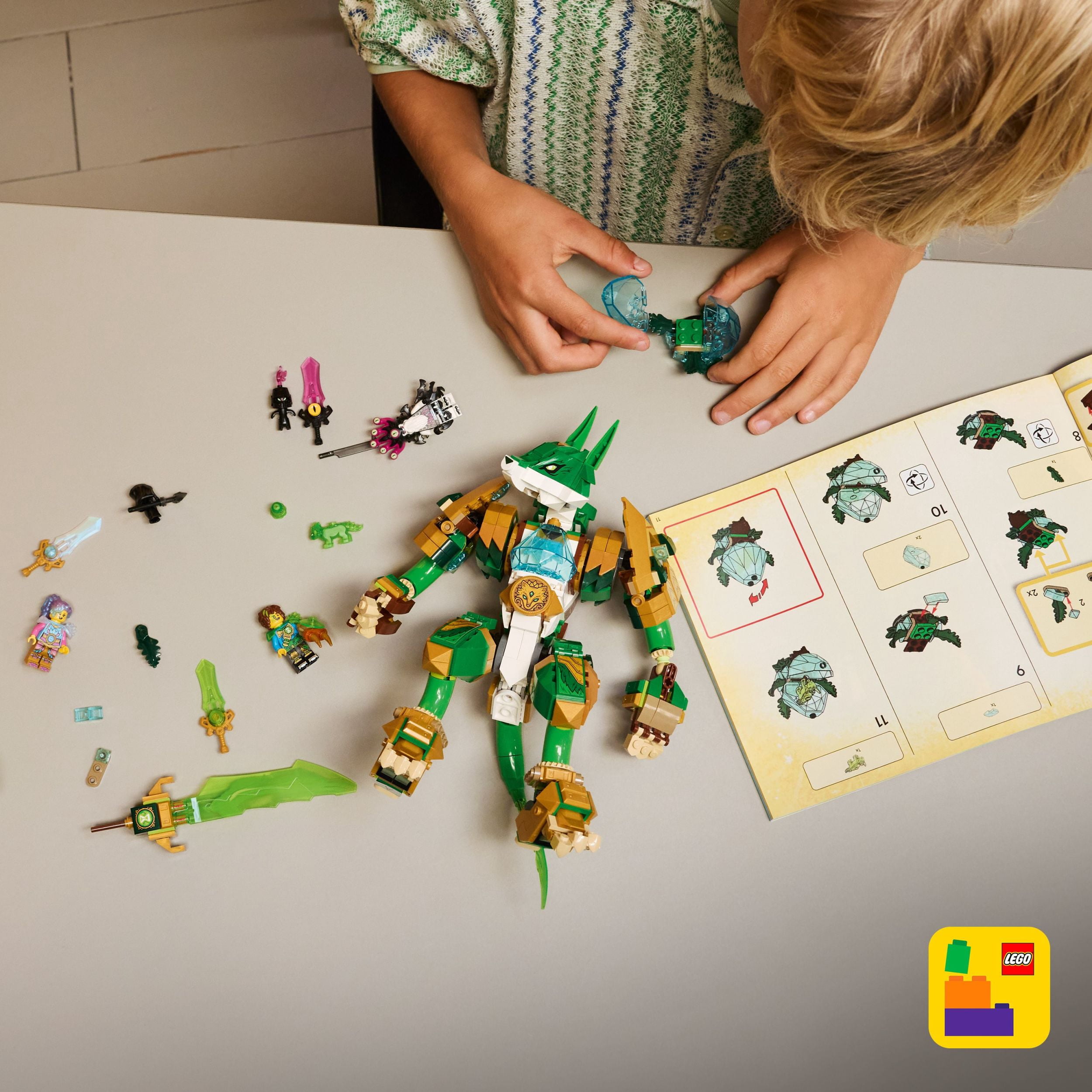 LEGO DREAMZzz Fox Guardian Mech Building Toy for Boys & Girls - Pretend Play Set for Kids, Ages 9+ - W/2 Build Options, 3 Minifigures, & 3 Creatures - Gift Idea for Birthdays - 71508
