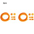 thumbnail image 3 of Maytalsory 2a Set Of 2 Elastic Latex Core Laces Stylish And Reliable Durable And Stylish Fluorescent Orange, 3 of 6