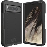 Phone Case for Google Pixel Fold (2023), TUDIA [MergeGrip V2] Military Grade Dual Layer Shockproof Slim Tough Non-Slip Heavy Duty Case Cover (Matte Black)