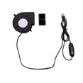 thumbnail image 1 of Almencla BBQ Blower 5V Multi Used Electric BBQ Fan Fan Portable Cooking Fan for Camping USB Adjustable Set B, 1 of 8