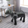 thumbnail image 3 of kurtrusly 1PC Mannequin PU Leather Standing Position for Display Toys Black L Dog 1Set, 3 of 6