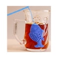 thumbnail image 4 of Bovemsi Chip Clips Silicone Tea Strainers Creative Fish Shape Loose Leaf Tea Infuser With Long Handle Lanyard Reusable Tea Interval Diffuser Tea Cup Filter For Herbal Teaware Brewing Accessorie, 4 of 8