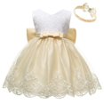 thumbnail image 1 of Robes Filles Robe Formelle pour Filles Robe Jaune pour Filles Robes Chic pour Filles Robes pour Filles Taille Mode Filles, 1 of 4