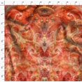 thumbnail image 4 of Soimoi Tissu Cambric en Coton Rouge Imprimé Floral Trèfle 1 Yard 42 Pouces de Large, 4 of 6
