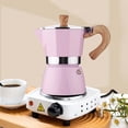thumbnail image 4 of GROWTH TANK Aluminum Coffee Maker Durable Accessory Pink for Restaurant Traveling 300ml, 4 of 8