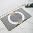 thumbnail image 4 of Xihbxyly Rug Area Rug Living Room Bedroom Rug Bathroom Floor Mat Microfiber Inkjet Printing Bathroom Absorbent Foot Mat Bedroom Door Mat Non Slip Mat Flocked Carpet Geometric Pattern, 4 of 8