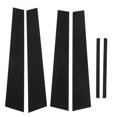 thumbnail image 2 of 6pcs Pillar Post Decal Trim, Gloss Black Side Door Window Cover Trim Replacement for, 2 of 8