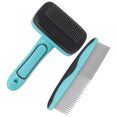 thumbnail image 1 of Kit de Brosse pour Animaux de Compagnie, Processus de Perle d'Aiguille d'Acier Inoxydable Favorisent la Circulation Sanguine Brosse Slicker de Chien pour la Maison, 1 of 8