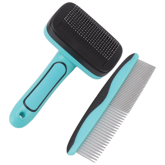 Kit de Brosse pour Animaux de Compagnie, Processus de Perle d'Aiguille d'Acier Inoxydable Favorisent la Circulation Sanguine Brosse Slicker de Chien pour la Maison