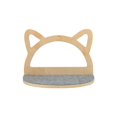 thumbnail image 1 of 1pc Wall-Mounted Cat Scratching Post, Cat Face Design Cat Climbing Frame With Felts, Wooden Cat Furniture For Playing, Climbing And Resting, Easy To A, 1 of 5