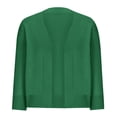 thumbnail image 3 of Pitauce Cardigan Court pour Femmes à Manches 3/4, Ouvert à l'Avant, Boléro Léger en Tricot, Shrug Cardigan, 3 of 5