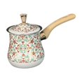 thumbnail image 1 of simhoa Arabic Coffee Pot with Pouring Spout Heat Resistant Handle Multifunctional Maple 550ml, 1 of 8