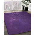 thumbnail image 3 of Ahgly Company Tapis d'Intérieur Lavable en Machine Carré Transitionnel Violet Violet Violet, 8 Pieds Carré, 3 of 7