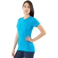 thumbnail image 2 of American Apparel USA-Made Fine Jersey Tee, 2XL, Teal, 2 of 5