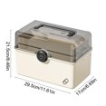 thumbnail image 3 of Tyidzon Family Box Household Large Capacity First Aid Kit Large Storage Box With Handle, 3 of 6