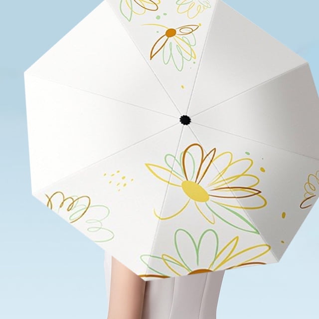 Manually Rain And Sun Umbrella - UltravioletIight Protection Folding Female Parasol - Sun Umbrella