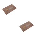thumbnail image 3 of Baohd Durable And Long-lasting Entrance Mats Non- for Slip For All Seasons For Indoor And Outdoor Polyester Non-Slide Door Mat bird coffee base 2Set, 3 of 6