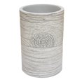 thumbnail image 1 of Home Trends White Wood Tumbler, 1 of 2