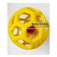 thumbnail image 3 of 9cm Diameter Hollow Ball Tpr Rubber Pet Toy Ball, Dog & Cat Toy, With Christmas Bell, Multicolor (Content Color Random), 3 of 3