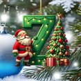 thumbnail image 4 of Nilvkv 26 Letters Christmas Tree Decoration Pendant Christmas Tree Ornaments Personalized DIY Christmas Ornaments Christmas Decoration Xmas Tree Hanging Decor Feature, 4 of 5