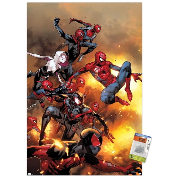 Marvel Comics - Spider-Verse - The Amazing Spider-Man #13 Wall Poster, 22.375" x 34" Framed