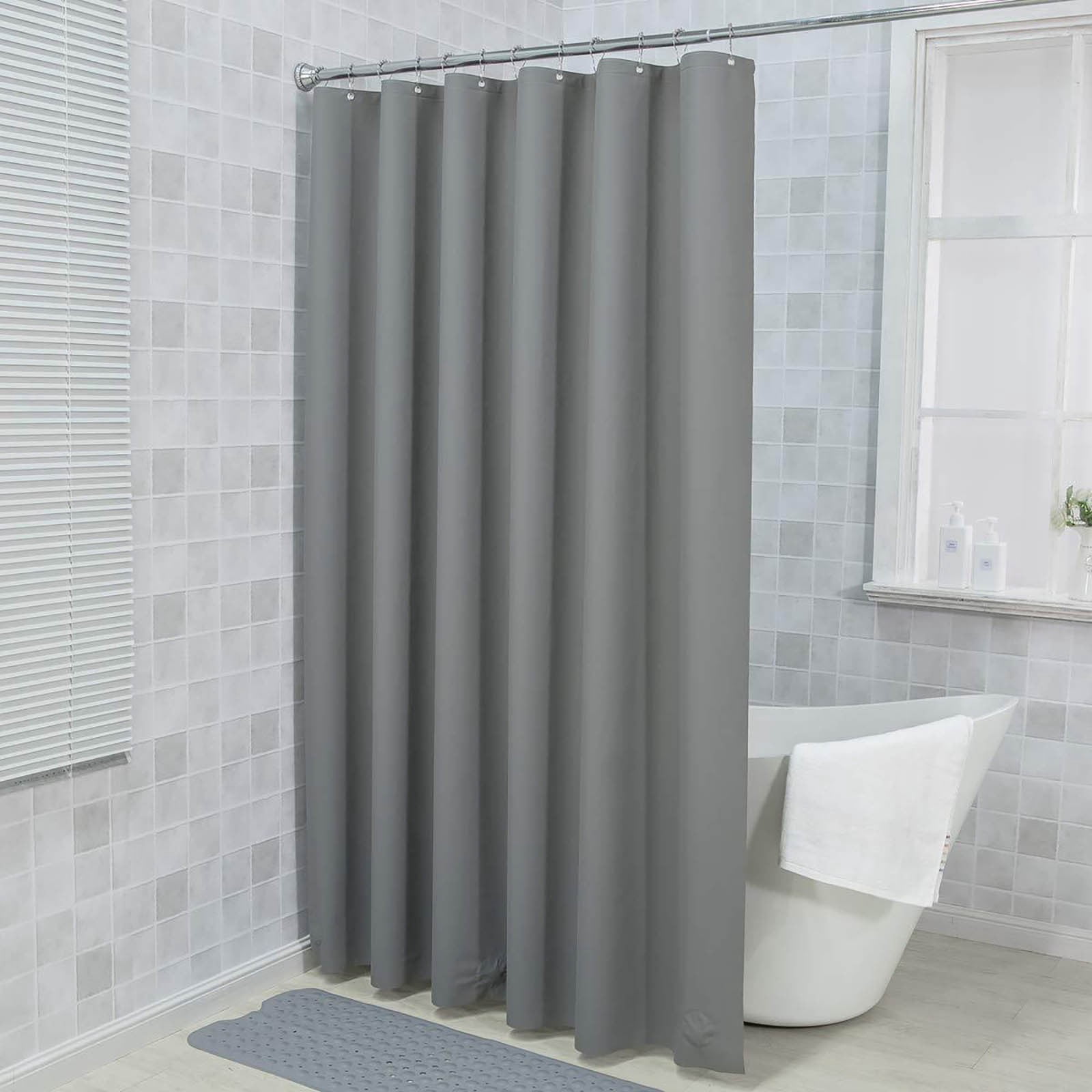 Shower Curtains for Bathroom, Extra Long Shower Curtains, Waterproof Shower Curtain - Premium Shower Curtain Liner for Bathroom, Light-Weight Cloth & Washable, 70.87x70.87"