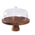 thumbnail image 2 of EGNMCR Tools&Home Improvement Cake Tray Wood Sum Display Rack With Transparent Acrylic Cover For Dessert Dishs Dustproofs Glass Cover Display rack, 2 of 7