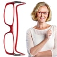 thumbnail image 1 of AKEGAMN Clearance! Click Adjustable Front Connect Reading Eyeglasses Full Rim Glasses Experience Unparalleled Comfort For Your Daily Reading Needs! Click - Adjustable Feature：These reading glasses c, 1 of 9