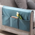 thumbnail image 2 of Sofa Arm Covers, Non-Slip Armchair Slipcover with 3 Pockets for Remote Control, Washable Couch Armrest Protector for Recliner, Loveseat, Living Room Furniture, 2 of 9
