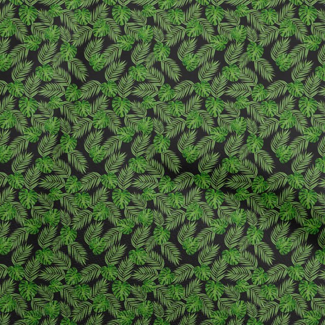 oneOone Polyester Spandex Black Fabric Tropical Sewing Craft Projects Fabric Prints By Yard 56 Inch Wide
