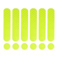 thumbnail image 1 of Unique Bargains 24pcs Universal Reflective Safety Stickers for Helmet Adhesive Tape Reflector for Bicycle Motorcycle Vehicles Racing Helmets Set of 4 Green, 1 of 7