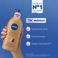 thumbnail image 2 of NIVEA Cocoa Butter 72-Hr Moisture Body Lotion for Dry Skin with Hyaluronic Acid, 625 mL, 2 of 8