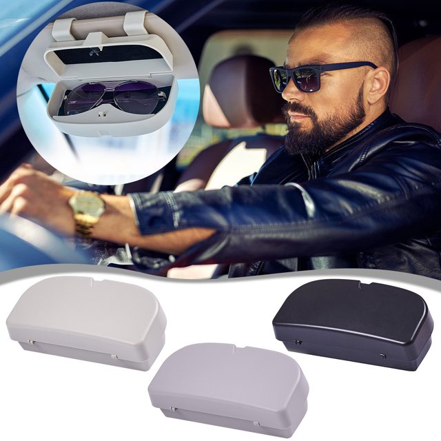 Vaidha Sun Visor Storage Sunglasses Frame Lossless Universal Vehicle Glasses Box